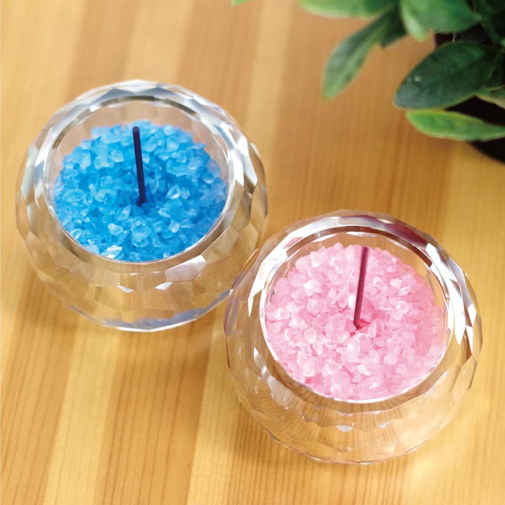 ガラスチップの香炉石