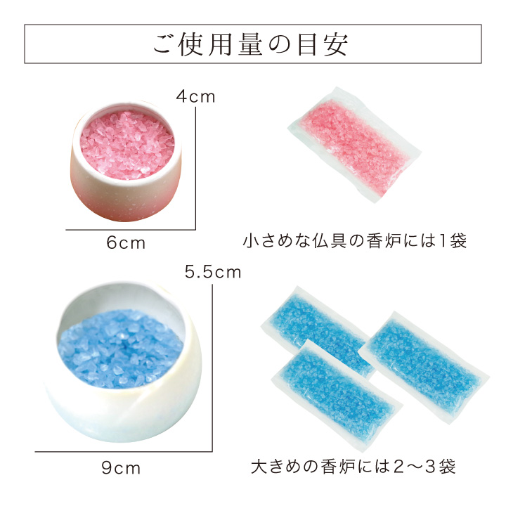 ガラスチップの香炉石