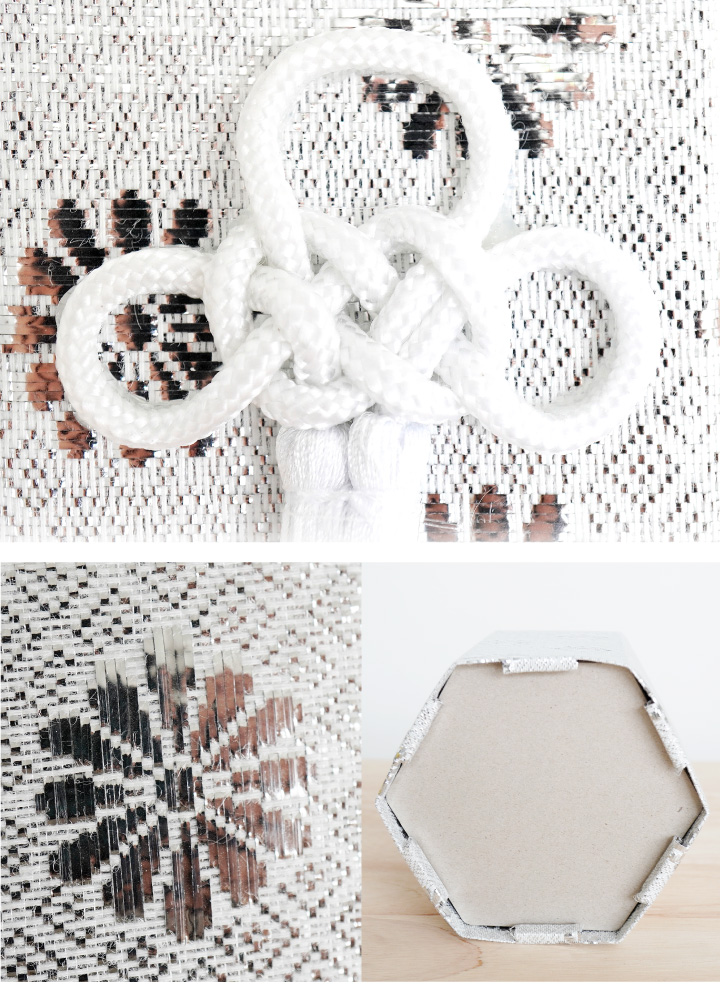 シルバーの骨壷カバー