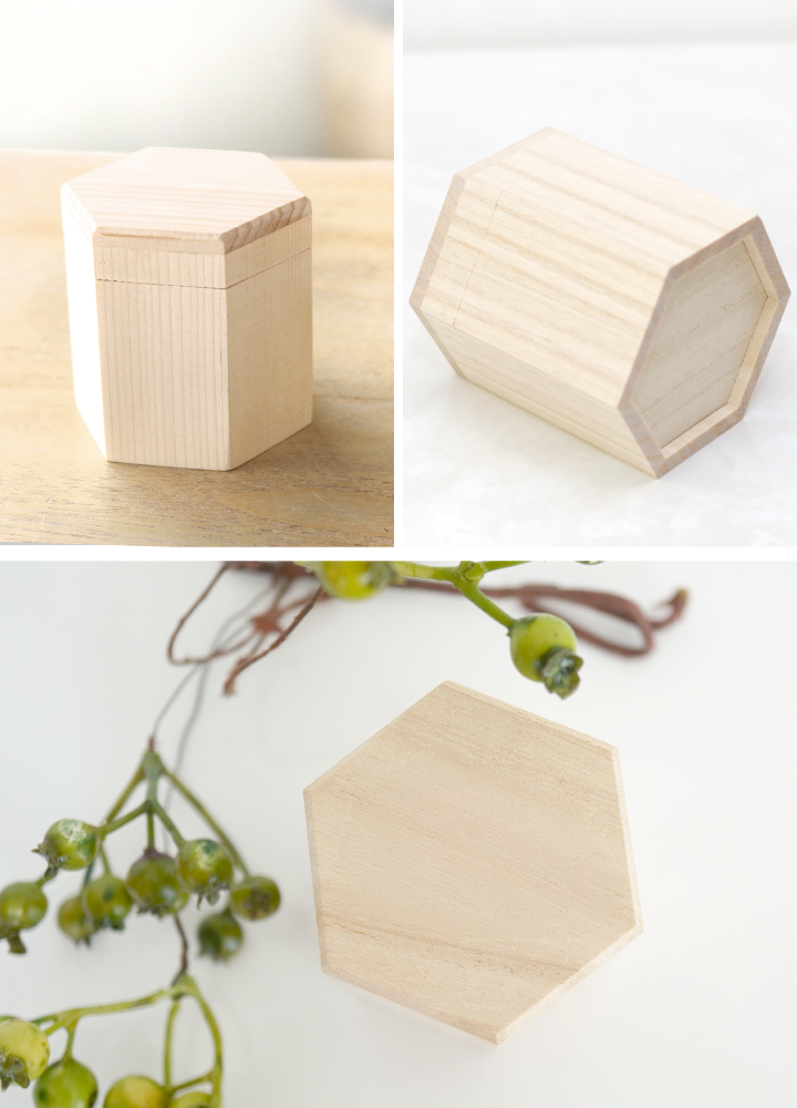 木製独自のぬくもりを感じるミニ骨壷