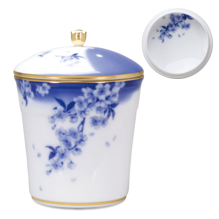 大倉陶園の最高級骨壷。