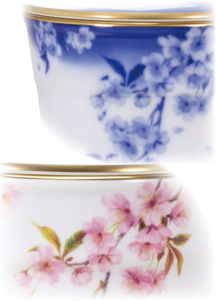 大倉陶園の最高級骨壷。