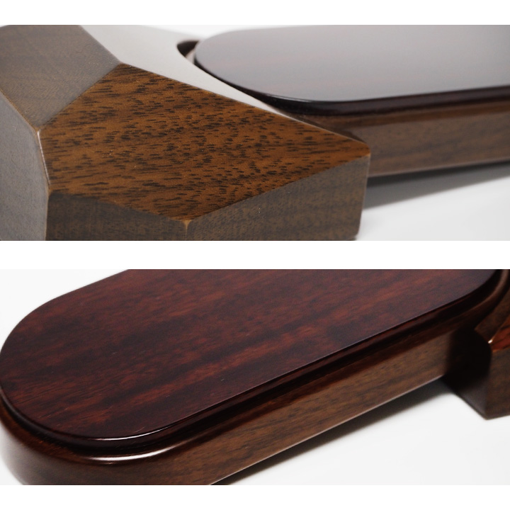 深く美しい天然の木の色合いが美しいお位牌「礼」