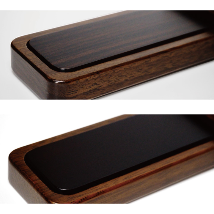 黒檀、紫檀、屋久杉の3種の高級木材とウォールナット(くるみ材)を使用した美しいお位牌「常葉」