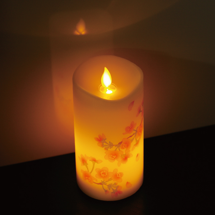 LED電子ローソク いろはあかり 桜